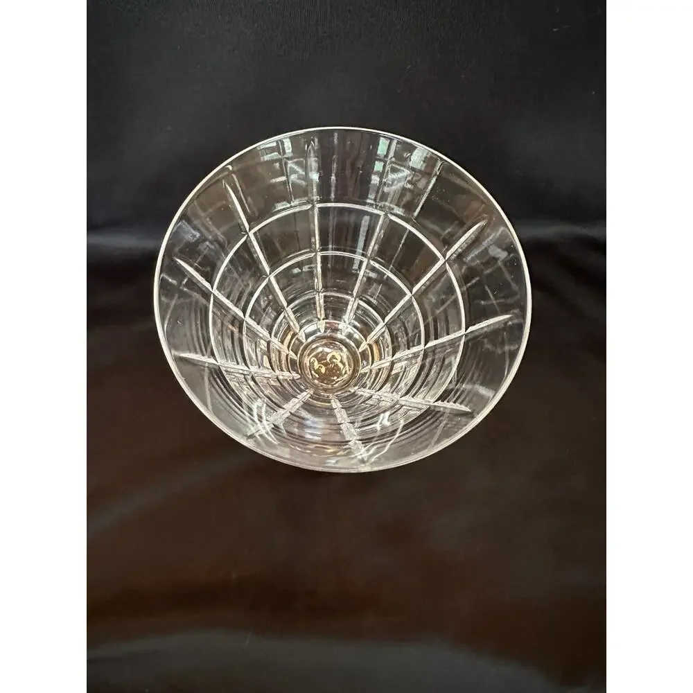 Faberge Crystal Champagne‎ Flute Glass Etched Elegant Design